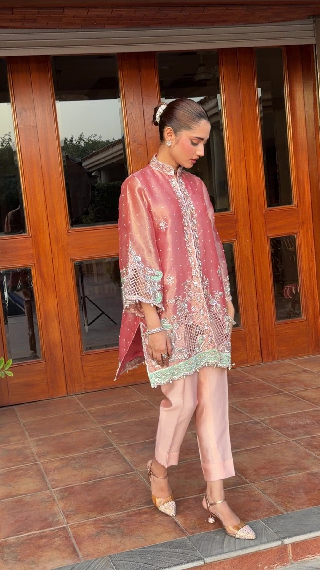 Ruhi is a timeless statement piece crafted in pure lama fabric. The shirt features full hand embroidery, showcasing intricate artistry with refined detailing. Designed to be styled with ease and elegance, Ruhi elevates traditional wear into a graceful and luxurious look.