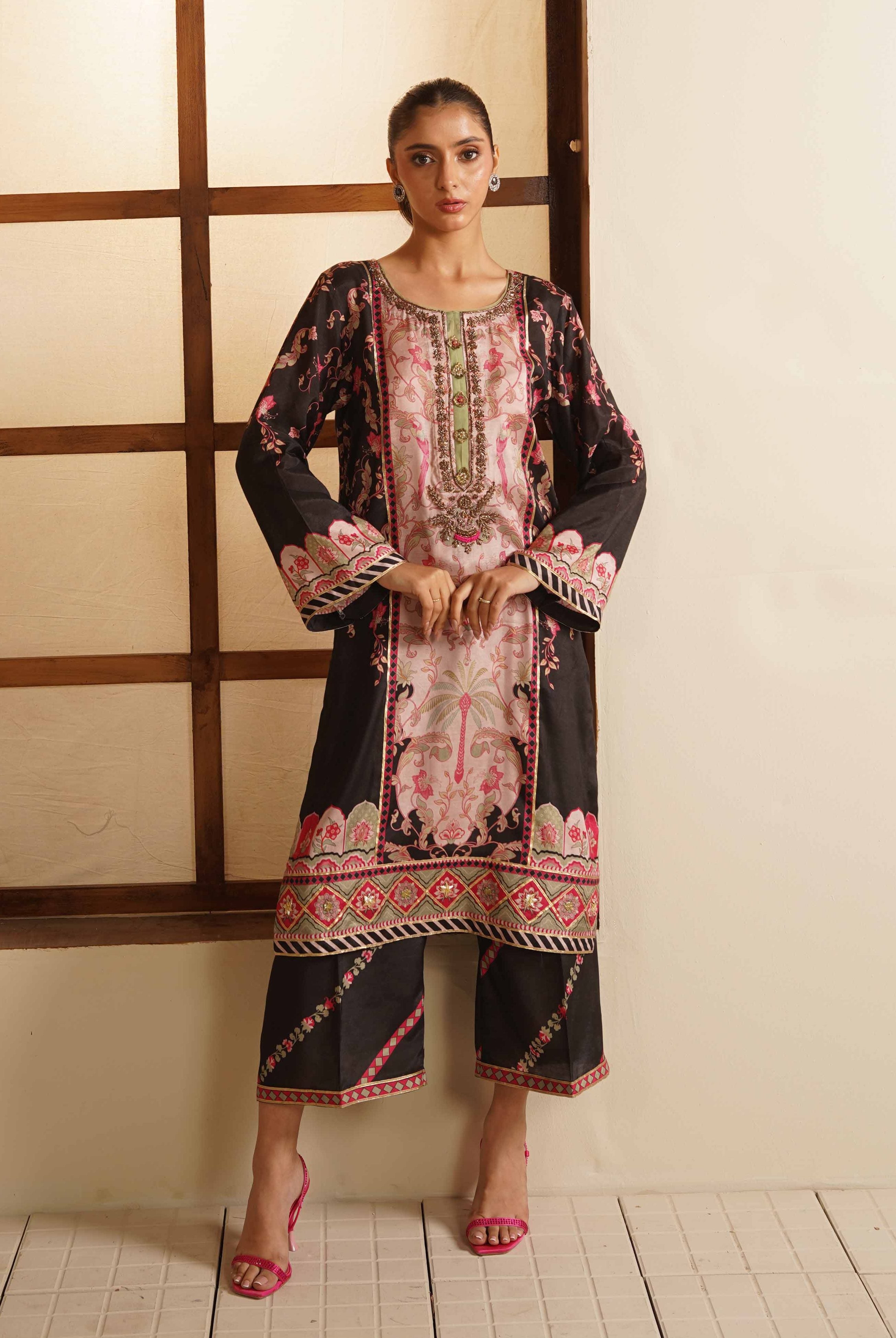 Rose Quartz – 2-Piece Luxury Silk Ensemble