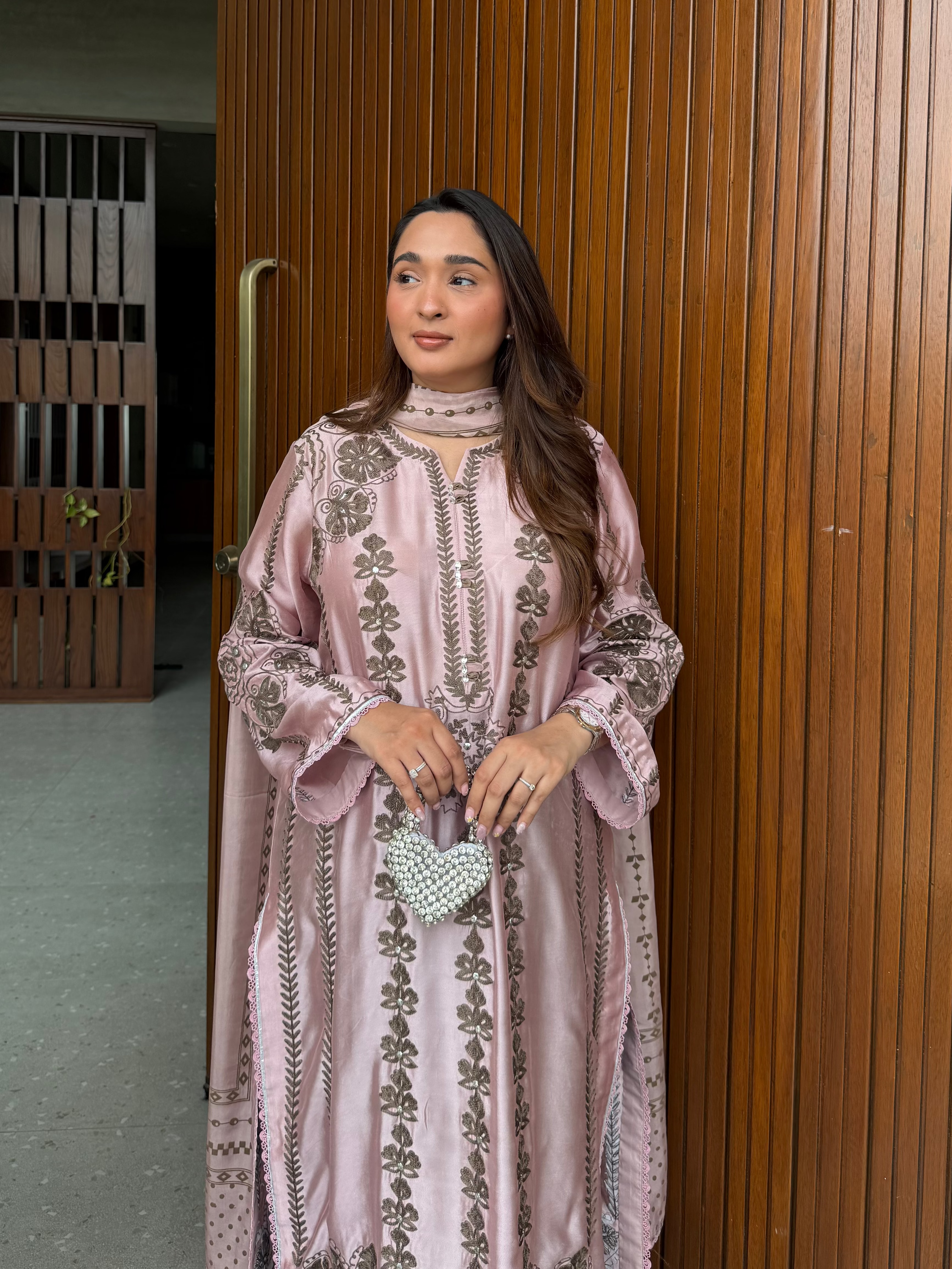 Blush Sheesha Silk Ensemble