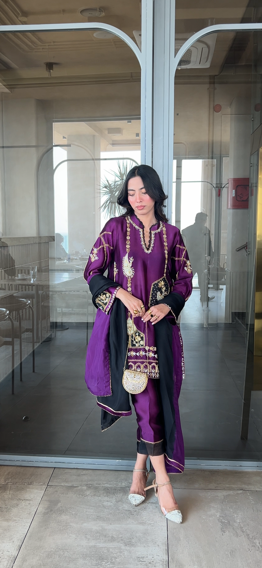 ZAYA 💜 – Sheesha Silk Luxe Ensemble