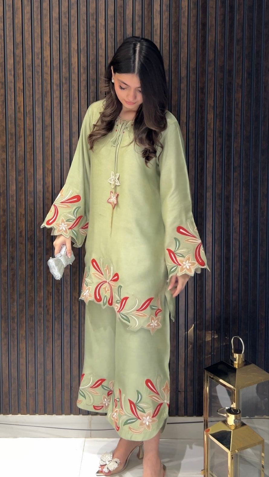 Lilies Cotton Silk Ensemble