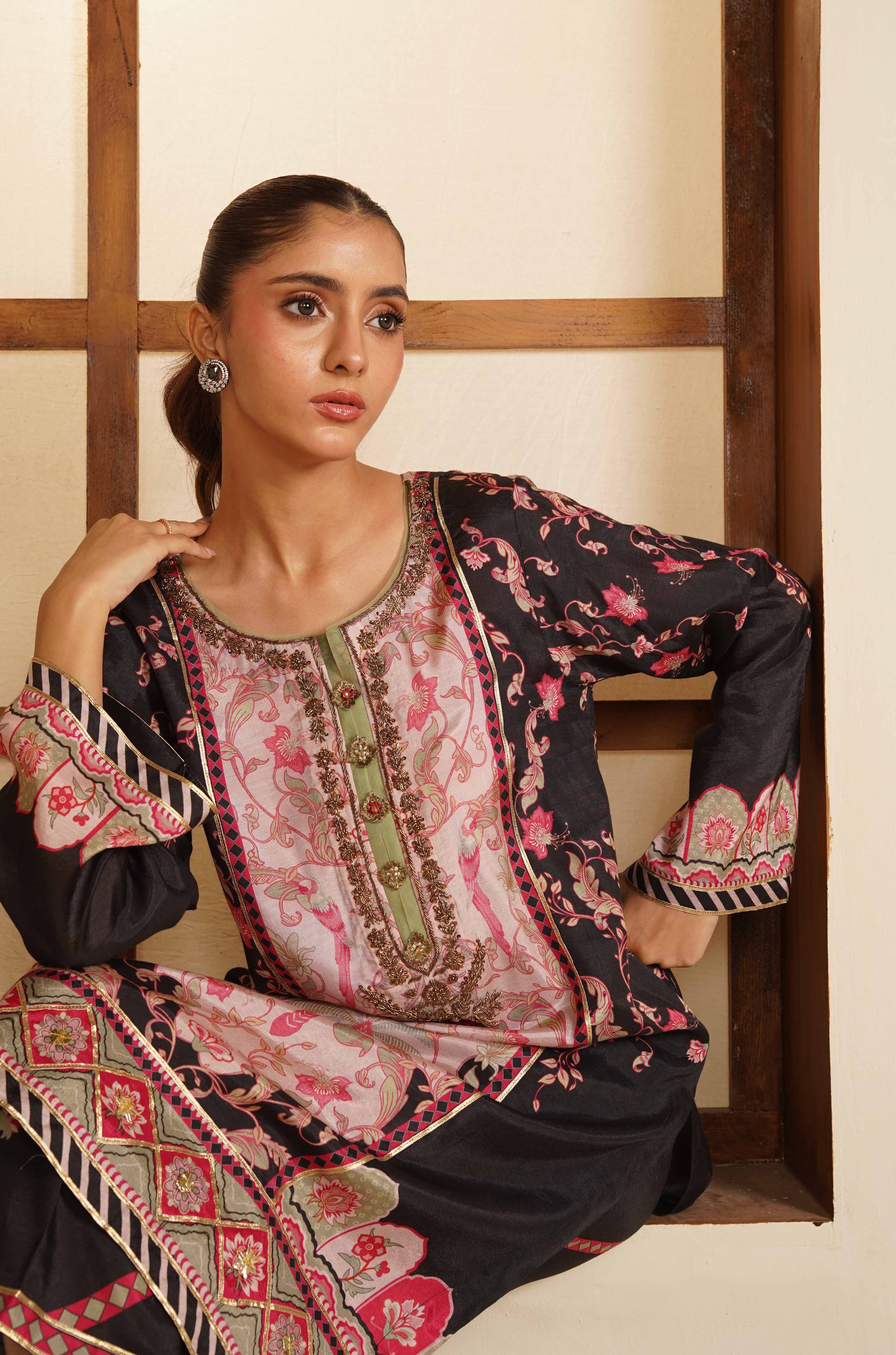 Rose Quartz – 2-Piece Luxury Silk Ensemble